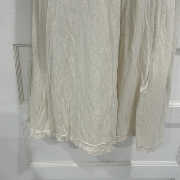 NWT James Perse Cotton Cross Strap Fit and Flare Neutral Minimalist Midi Dress - Picture 7 of 14